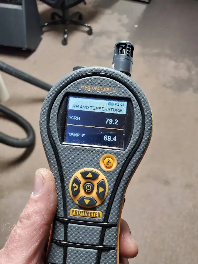 Moisture meter humidity assessment for Fire & Smoke Damage Restoration in Wharton